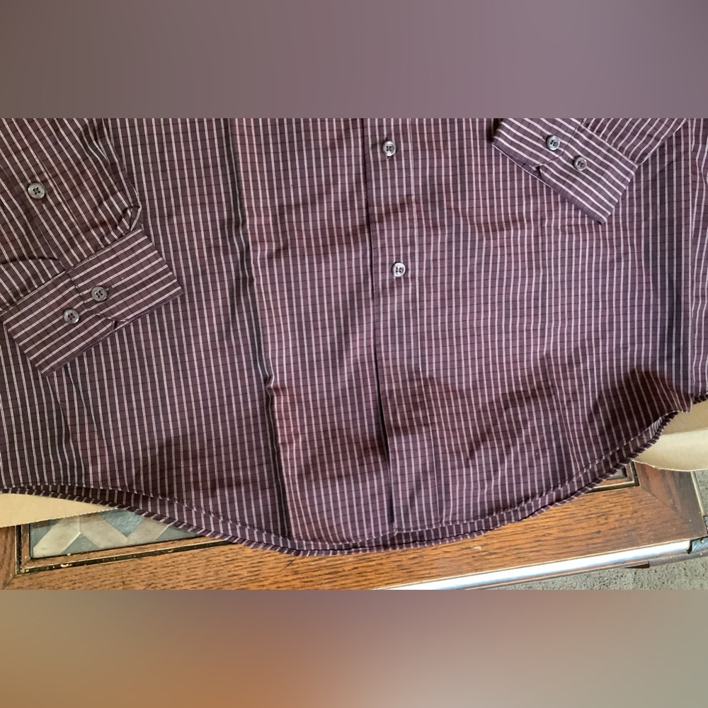 VINTAGE MENS DRESS SHIRT. NOS. - Picture 4 of 9